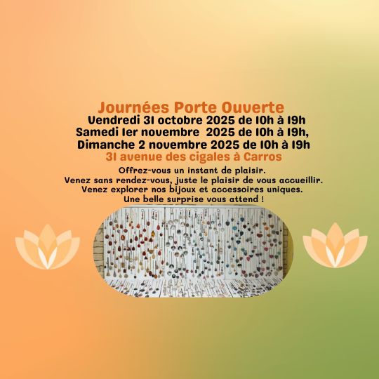 Journée Porte ouverte du Vendredi 31 octobre 2025 au dimanche 2 Novembre