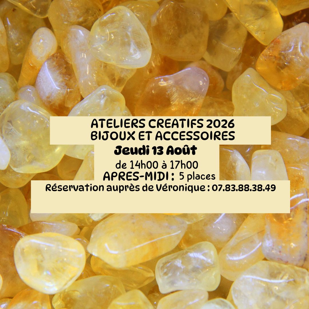 Atelier Création Jeudi 13 août