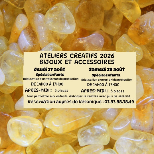 Ateliers Création de talisman pour enfants