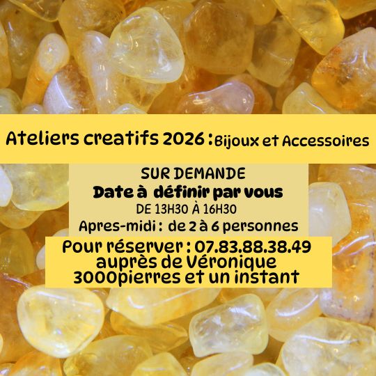 Atelier Création,  dates à déterminer par vous