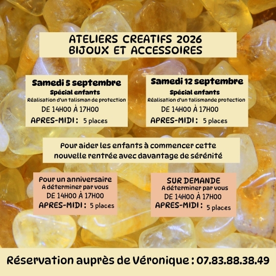 Atelier Création Spécial Enfants. Fabrication d'un talisman de protection