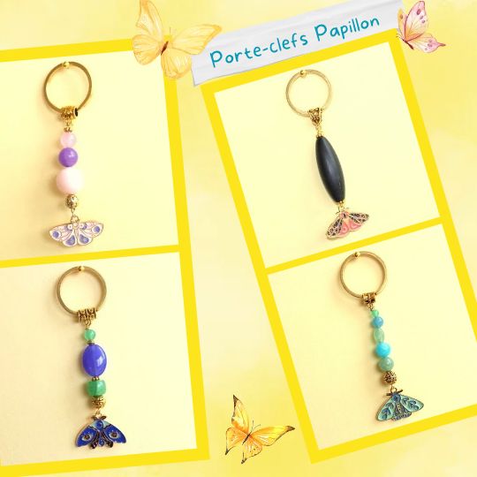 Porte-clefs Papillon