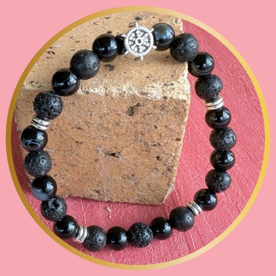 Bracelets en Agate noire