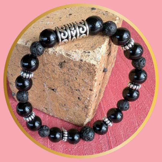 Bracelets en Agate noire